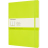 Блокнот MOLESKINE CLASSIC XLARGE нелинованный, лаймовый QP623C2